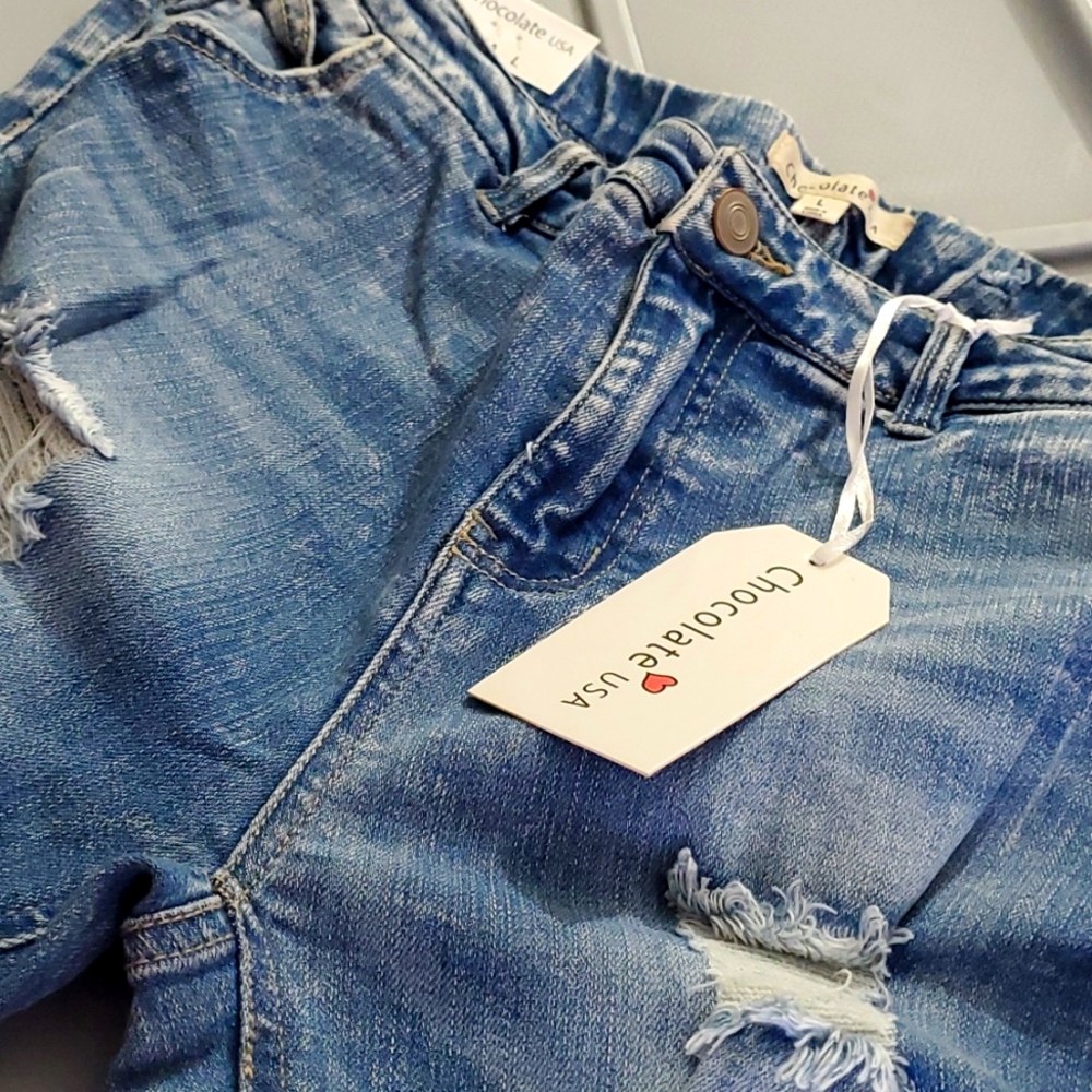 RIPPED ACID JEGGINGS Chocolate USA